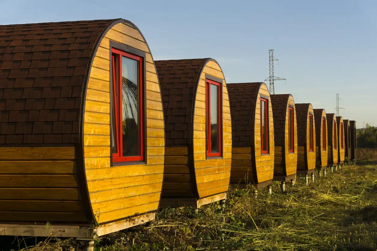 Glamping pods